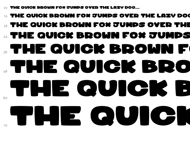 Sharky&medusa font waterfall